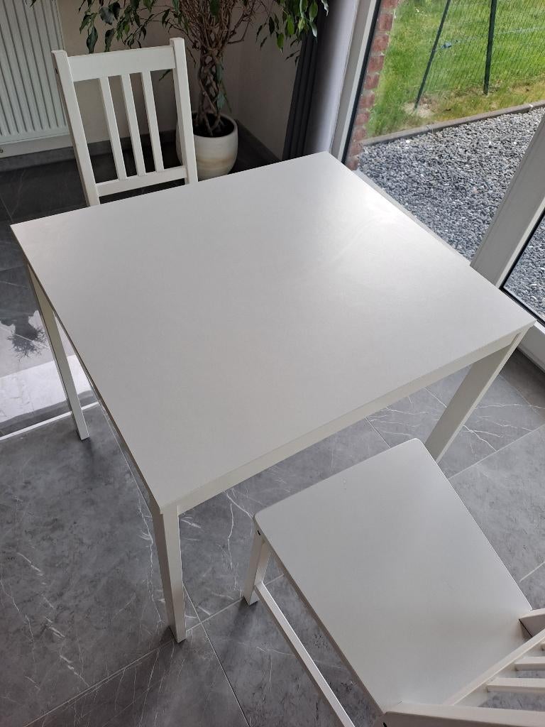 Table extensible, Métal, 100 à 150 cm, Quatre personnes, Comme neuf