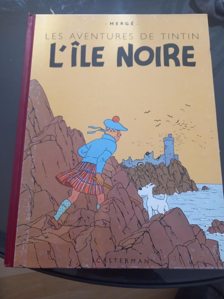 tintin l ile noir fac simile edition 1943, Enlèvement, Tintin