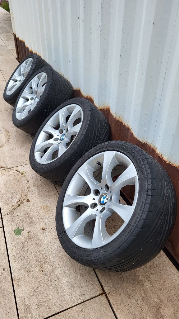 BMW E60 BBS 18" Velgen met Banden - RD192/RD193, Auto-onderdelen, Banden en Velgen, 18 inch, Gebruikt, 275 mm, Banden en Velgen