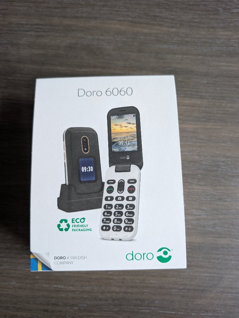 Doro 6060 gsm voor senioren, Telecommunicatie, Ophalen, Geen camera, Inklapmodel, Zo goed als nieuw