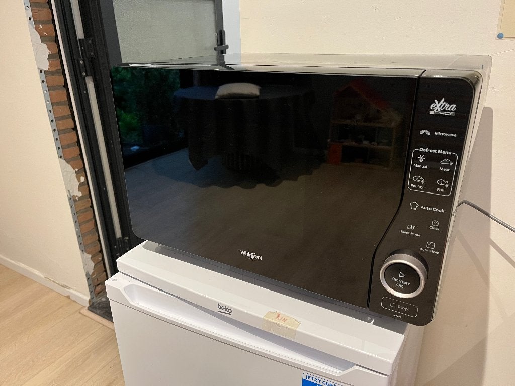 Whirlpool microgolfoven, Elektronische apparatuur, Microgolfovens, Ophalen, Microgolfoven, Zo goed als nieuw, Vrijstaand