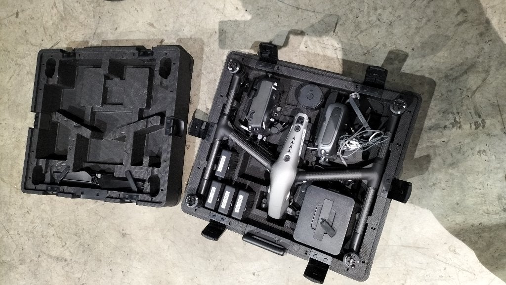Drone DJI inspire 2, Enlèvement, DJI