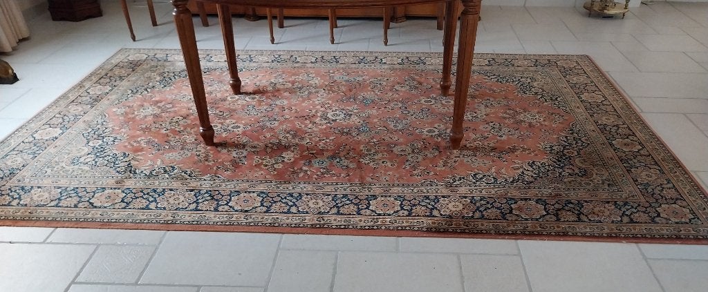 Vintage Lano wollen tapijt 200 x 300 cm – 100% scheerwol, 200 cm ou plus, 150 à 200 cm, Enlèvement, Utilisé