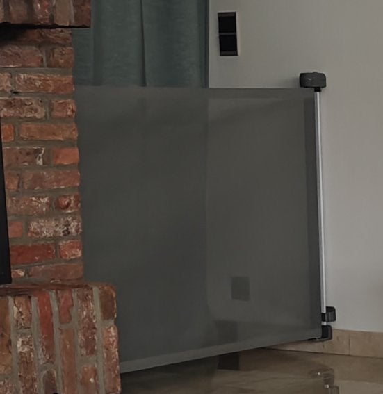Cabino Oprolbaar Traphekje / Kinderhekje 140cm, Kinderen en Baby's, Ophalen, Overige materialen, Gebruikt, Oprolhekje