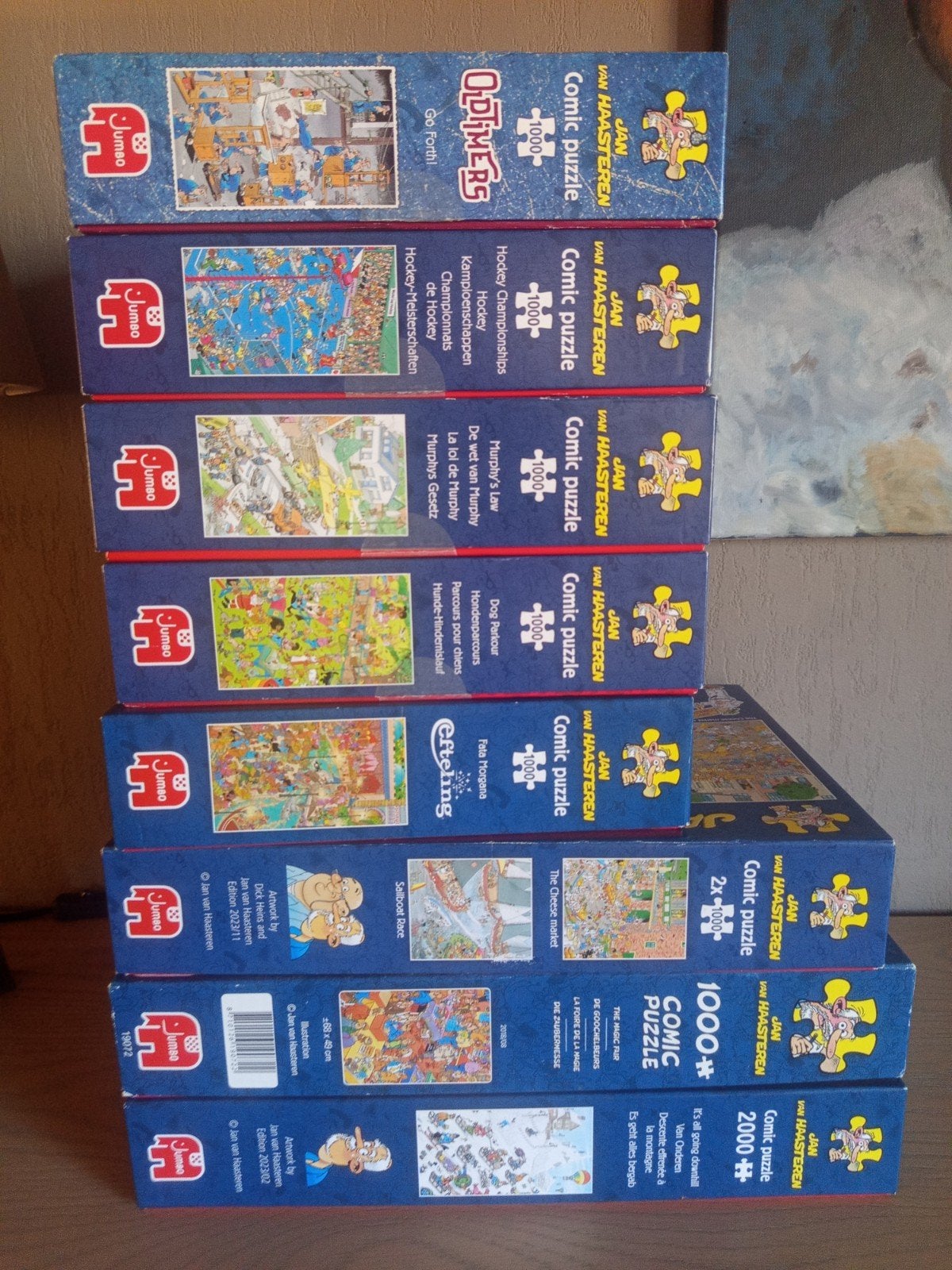 Jan Van Haasteren puzzels, Ophalen, 500 t/m 1500 stukjes, Zo goed als nieuw, Legpuzzel