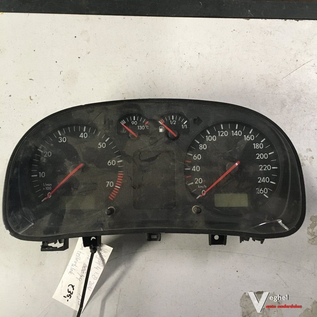 Vw Golf 4 1.8 20V 1998  1600074   Km Tellerklok   ( barst in, Gebruikt, -, -, Ophalen of Verzenden