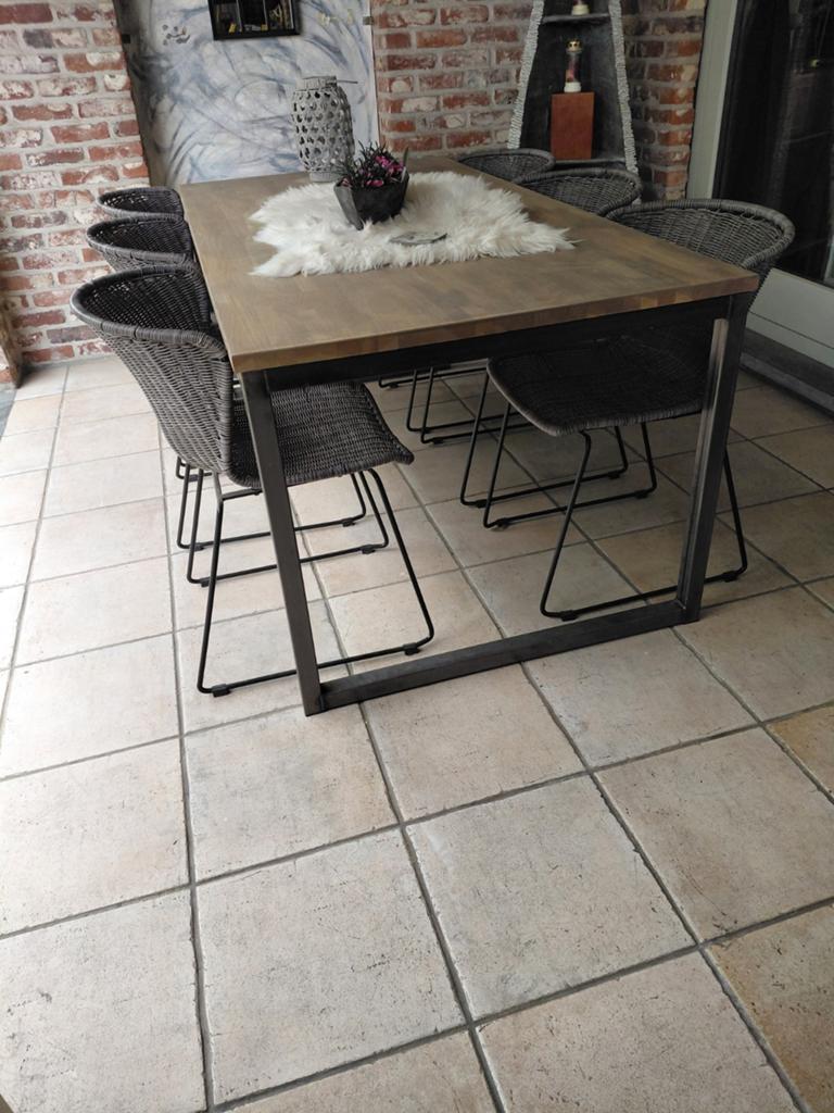 Design stoelen als nieuw tafel niet te koop, Tuin en Terras, Ophalen