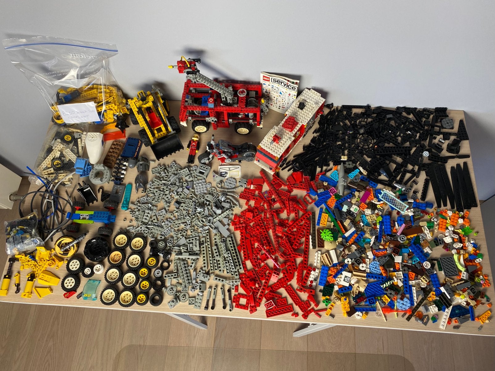 Zeer groot lot lego technic vintage, Kinderen en Baby's, Speelgoed | Duplo en Lego, Inclusief extra onderdelen, Gebruikt, Lego
