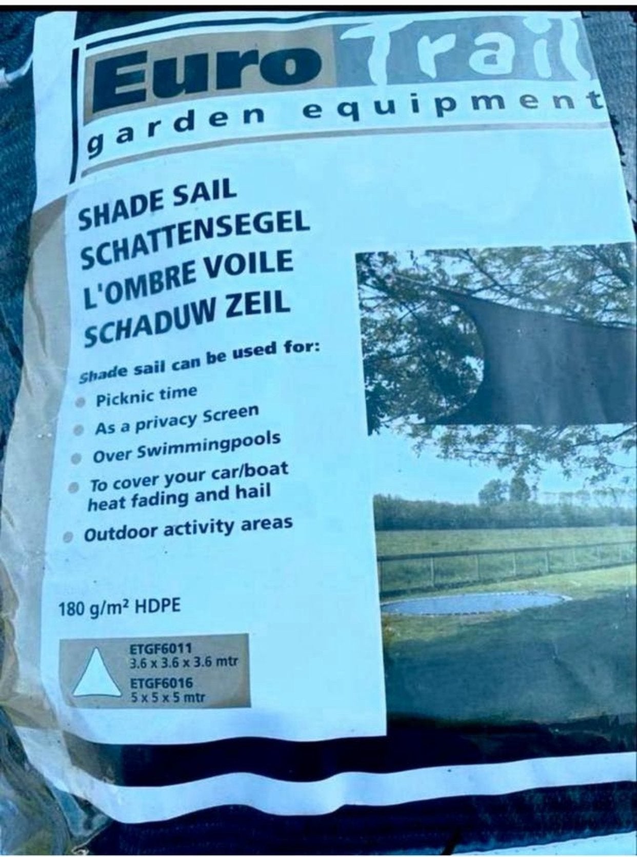 Nouvelle toile d'ombrage, Jardin & Terrasse, Enlèvement, Neuf