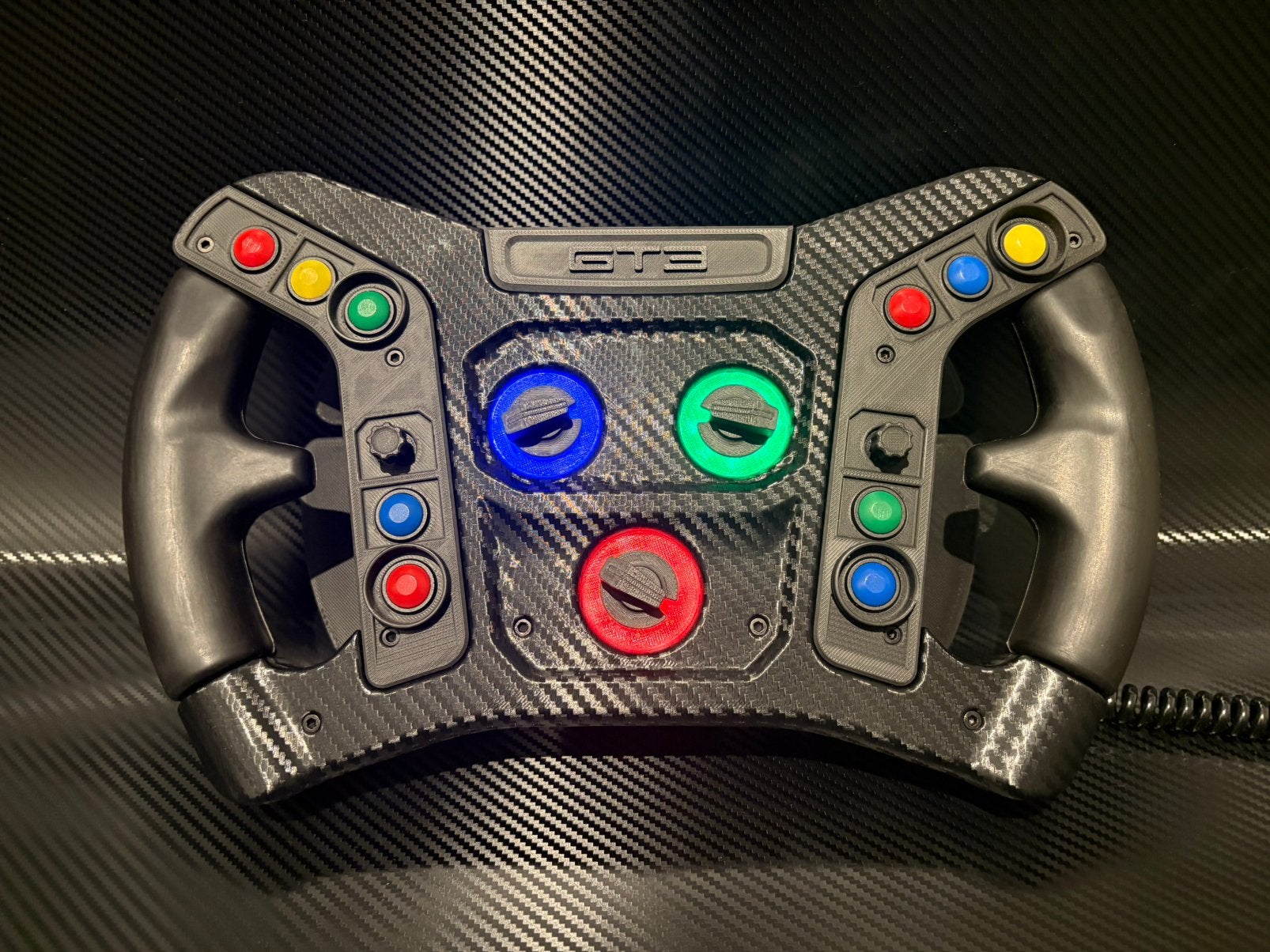 Volant de course SIM personnalisé de style GT3, Enlèvement ou Envoi, Comme neuf