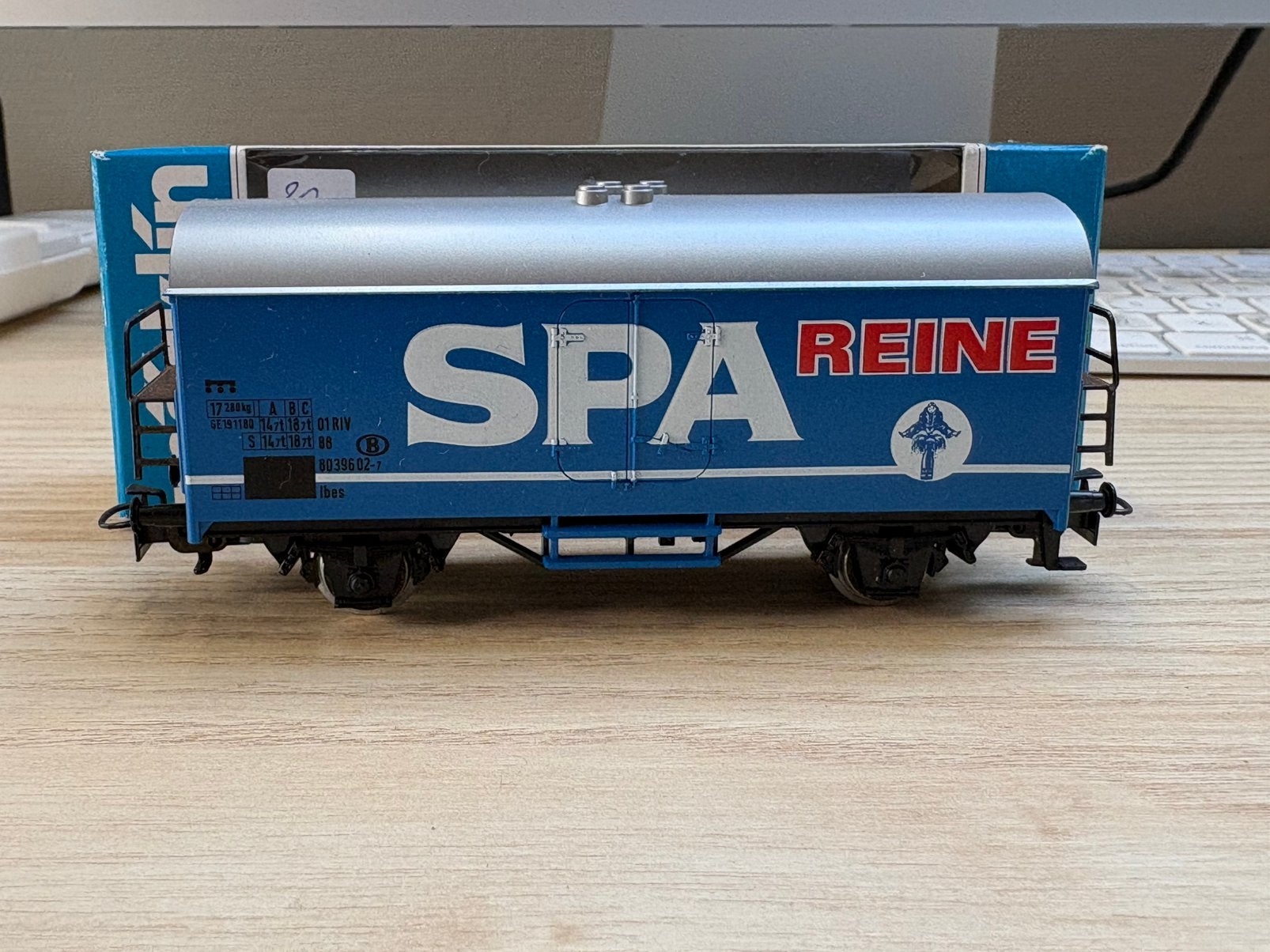 Märklin H0 4415 – SPA Reine – NMBS/SNCB – originele doos, Enlèvement ou Envoi, Courant alternatif, Wagon, Comme neuf