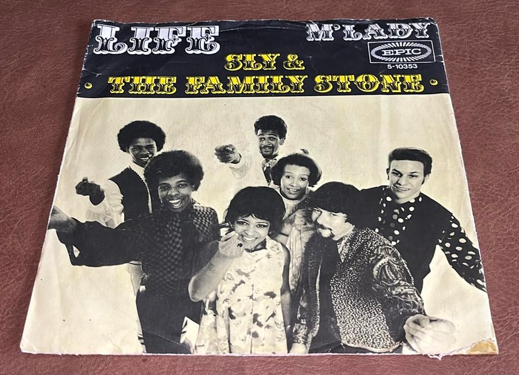 Sly & The Family Stone – Life / M'Lady - 7” vinyl single -NL, Ophalen of Verzenden, Gebruikt, Single