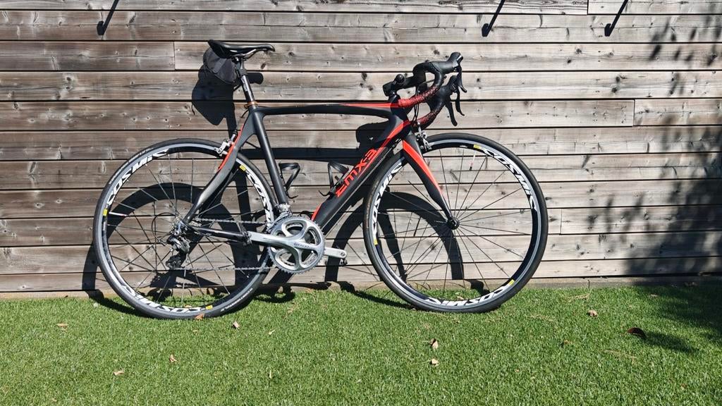 Prachtige Eddy Merckx EMX-3 Carbon – Maat 52 – rijklaar, Autres marques, Frein sur jante, 49 à 53 cm, Enlèvement