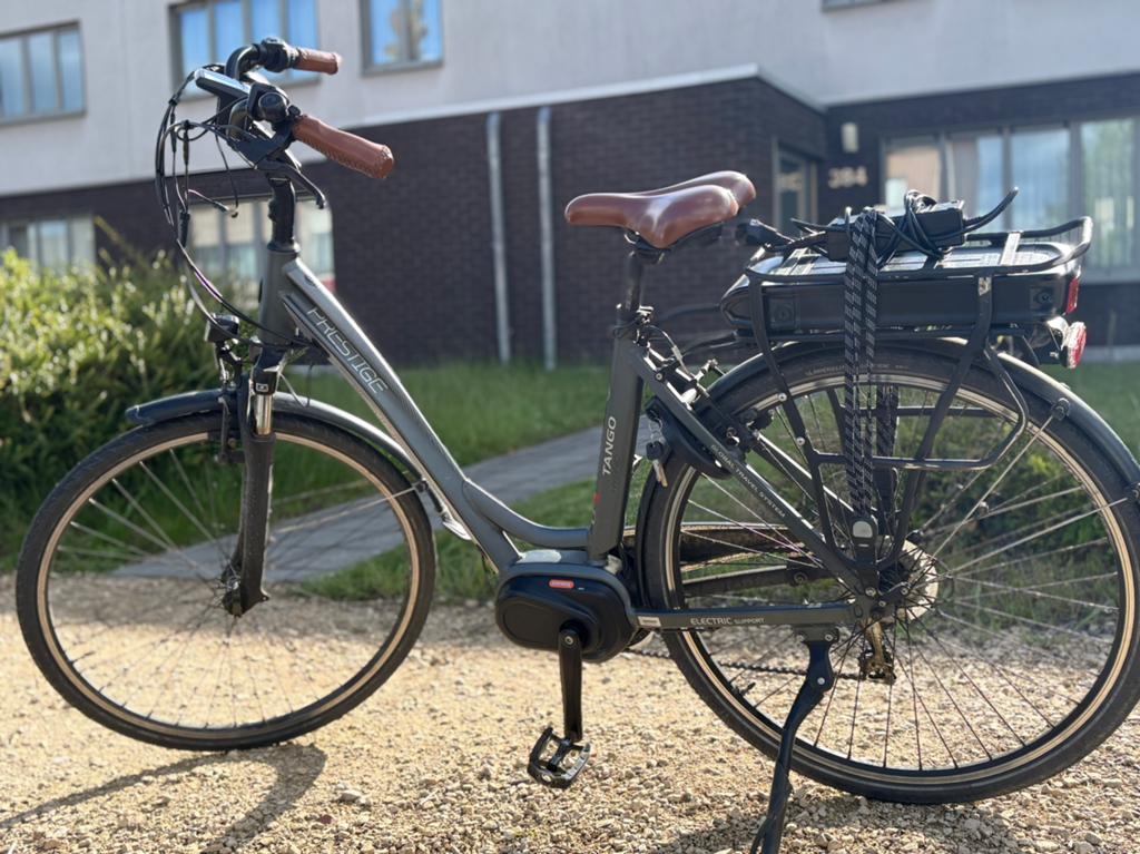 Elektrische fiets middenmotor Bafang Weinig gebruikt, Fietsen en Brommers, Elektrische fietsen, Ophalen, Zo goed als nieuw