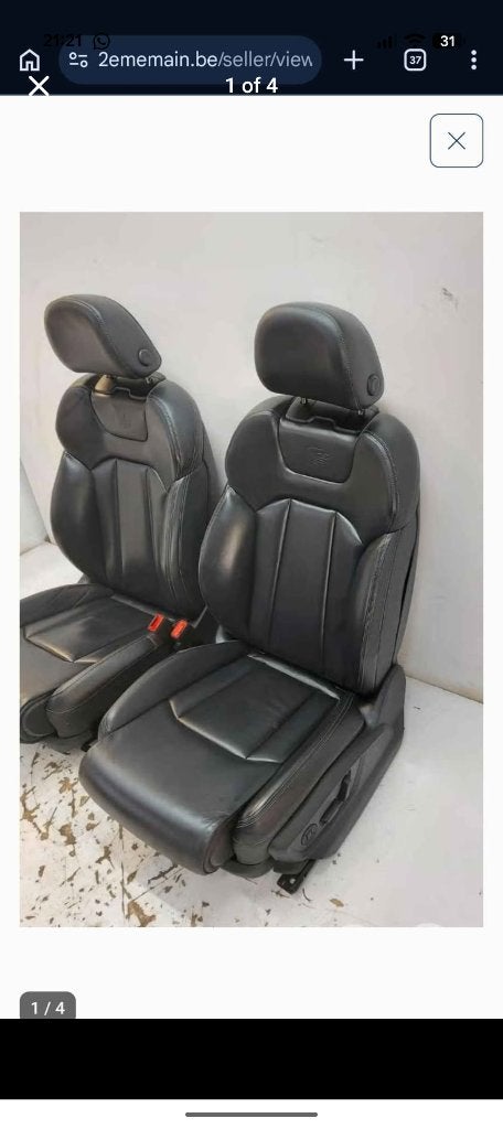 Audi Q7 lederen interieur, Ophalen, Gebruikt, Audi