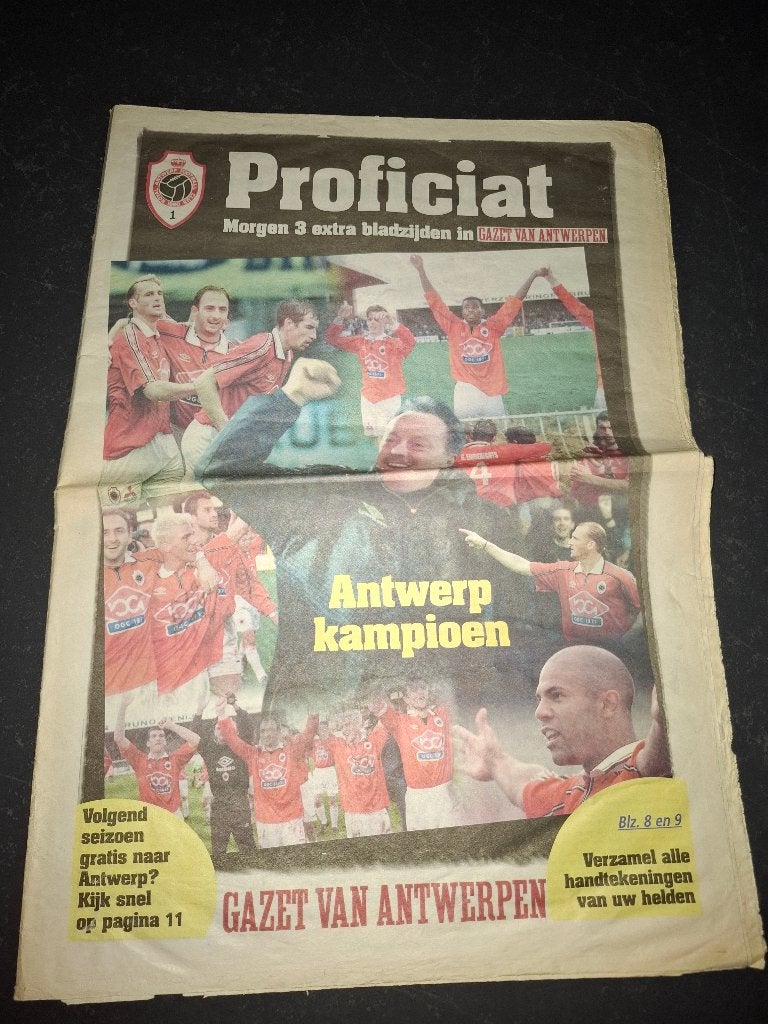Krantje Rafc Kampioen 1999-2000, Ophalen of Verzenden, Gebruikt