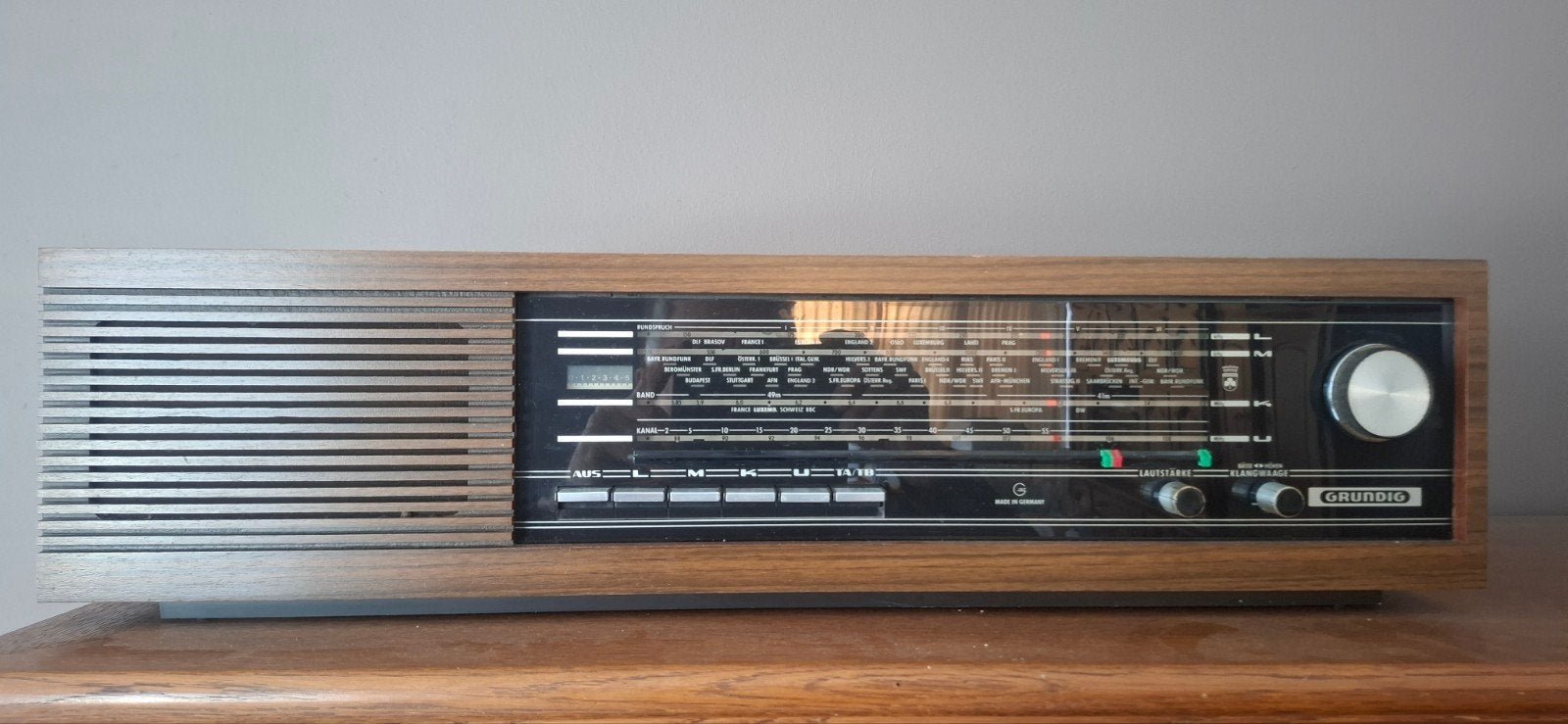 vintage radio Grundig, Ophalen, Gebruikt, Overige systemen, Overige merken