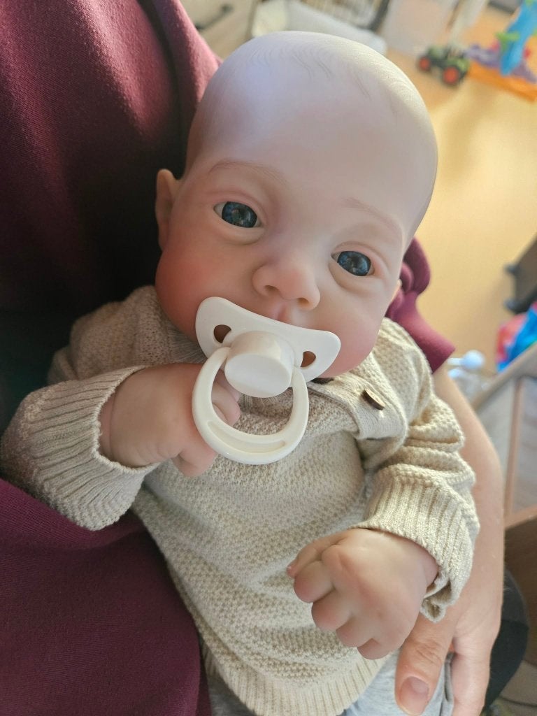 reborn pop, Verzamelen, Ophalen of Verzenden, Zo goed als nieuw, Pop, Levensecht of Reborn