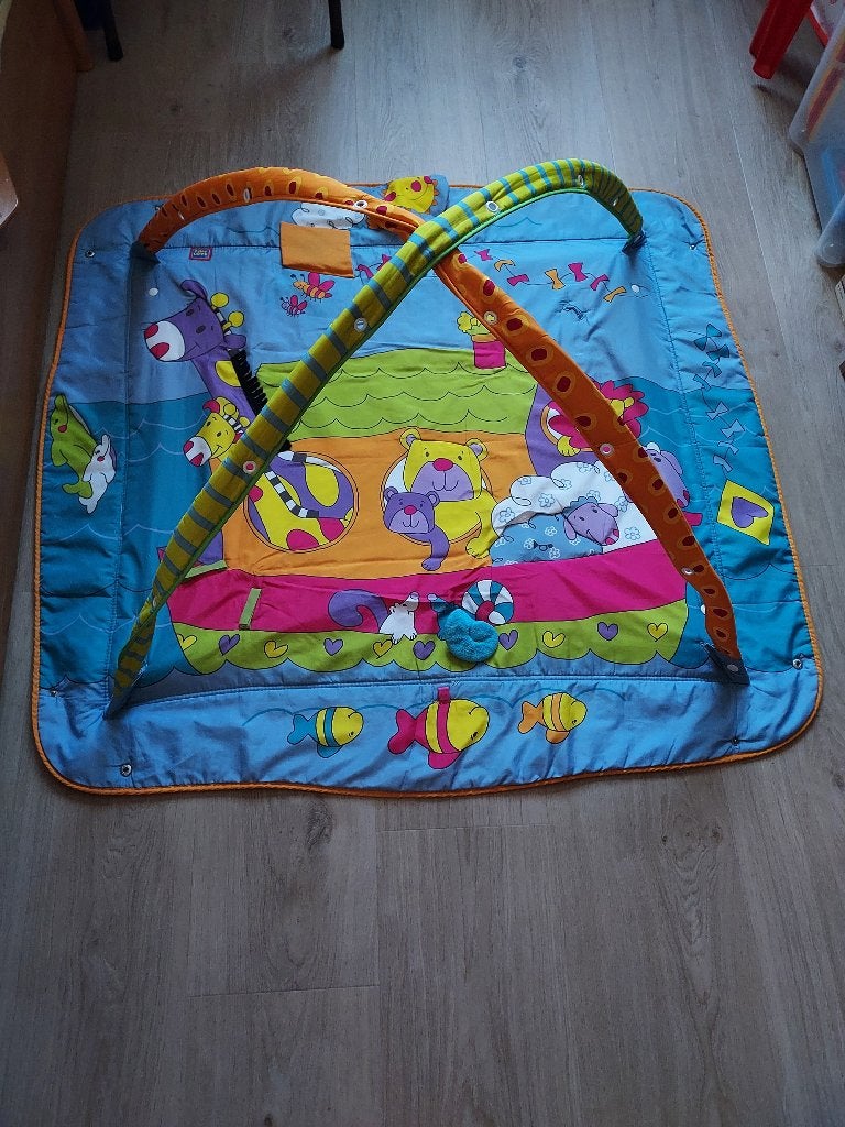 Speeldeken baby + boog, Couverture, Comme neuf, Multicolore, 110 cm