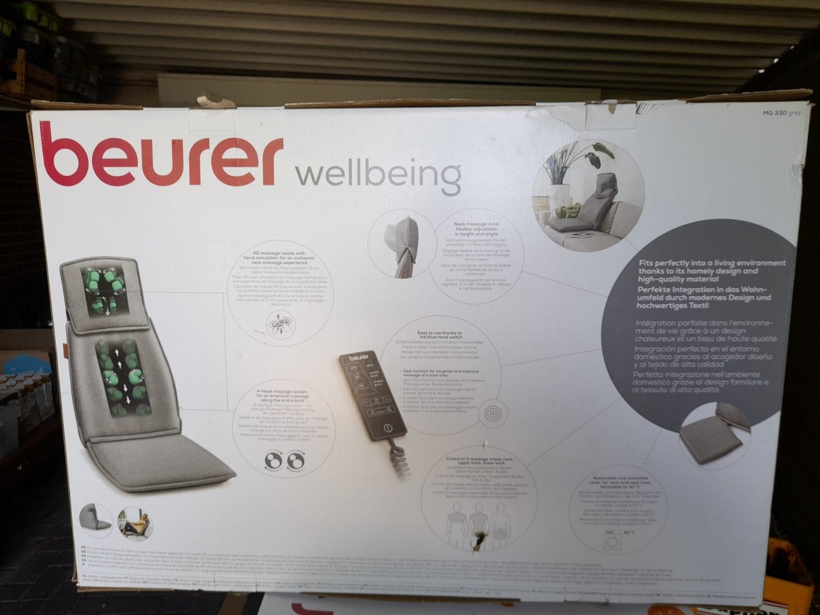 Beurer wellbeing massagezetel, Ophalen, Nieuw, Massagestoel of Kussen