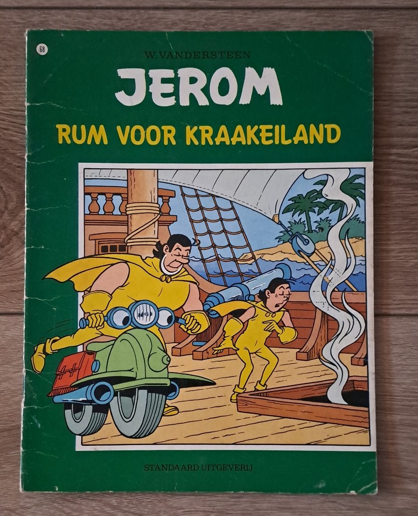 68 - Jerom - Rum Voor Kraakeiland, Boeken, Gelezen, Willy Vandersteen, Eén stripboek, Ophalen of Verzenden