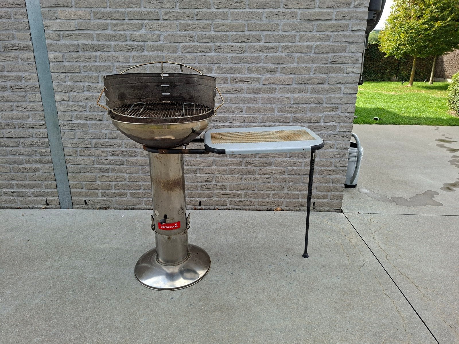 Barbecoock pour barbecue avec table auxiliaire, Jardin & Terrasse, Barbecues au charbon de bois, Enlèvement, Utilisé, Barbecoock