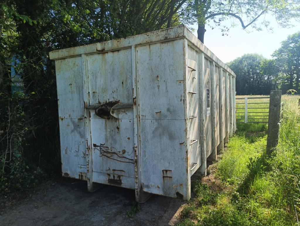 30m³ container, Ophalen