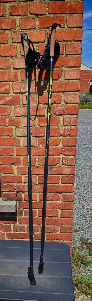 Nieuwe Nordic walking carbon stokken Exel, Ophalen, Nieuw, Wandelstok