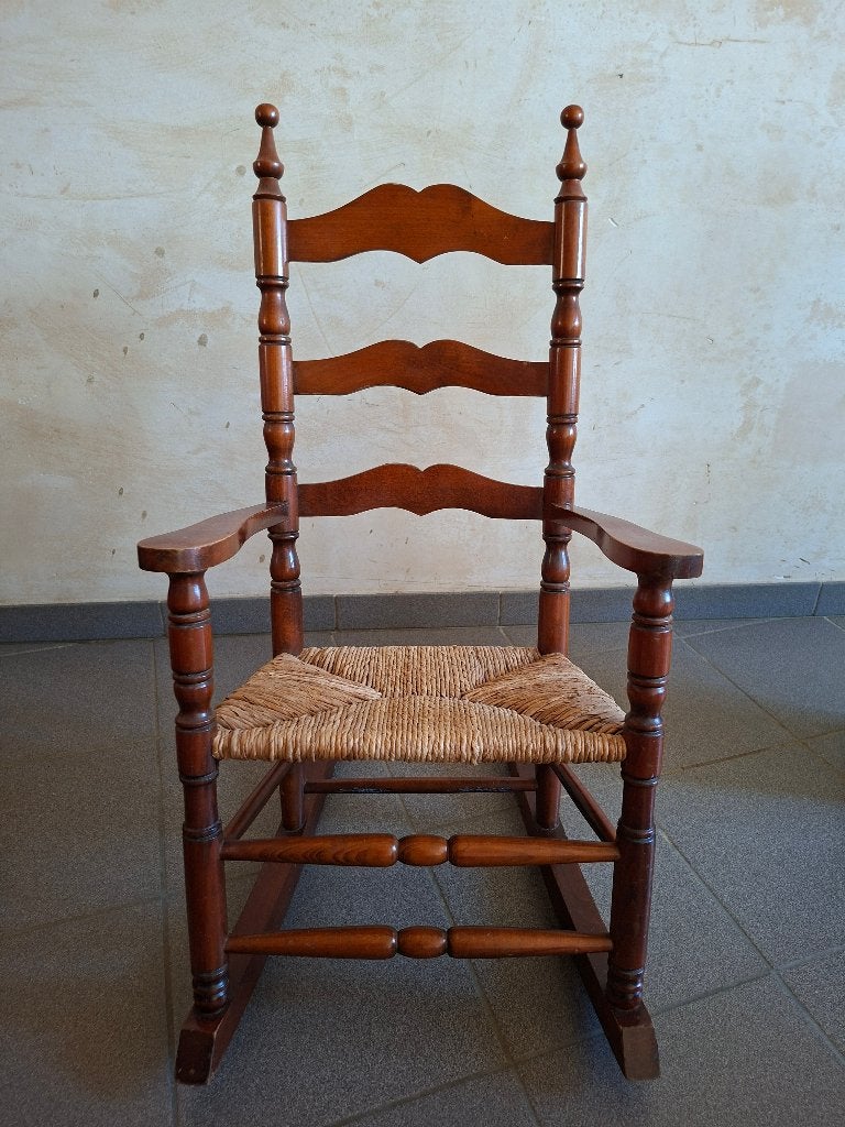 houten kinder schommelstoel, Enfants & Bébés, Chambre d'enfant | Tables & Chaises, Enlèvement, Utilisé, Chaise(s)