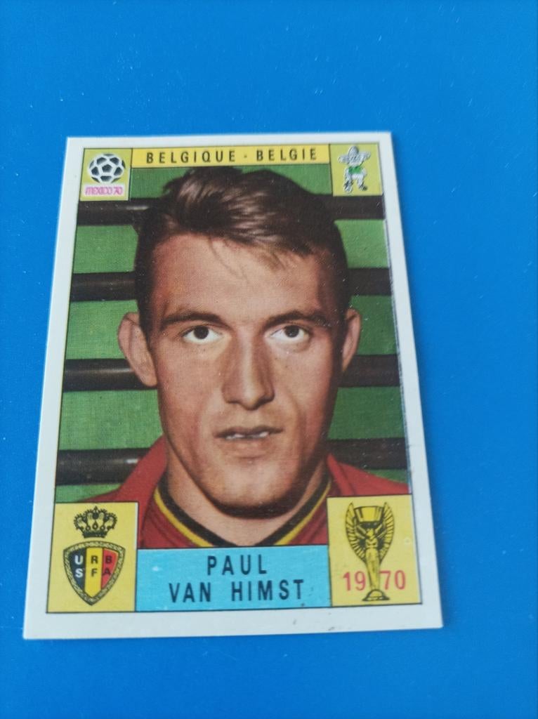 Panini Mexique 70, Belgique Paul van Himst, Enlèvement ou Envoi