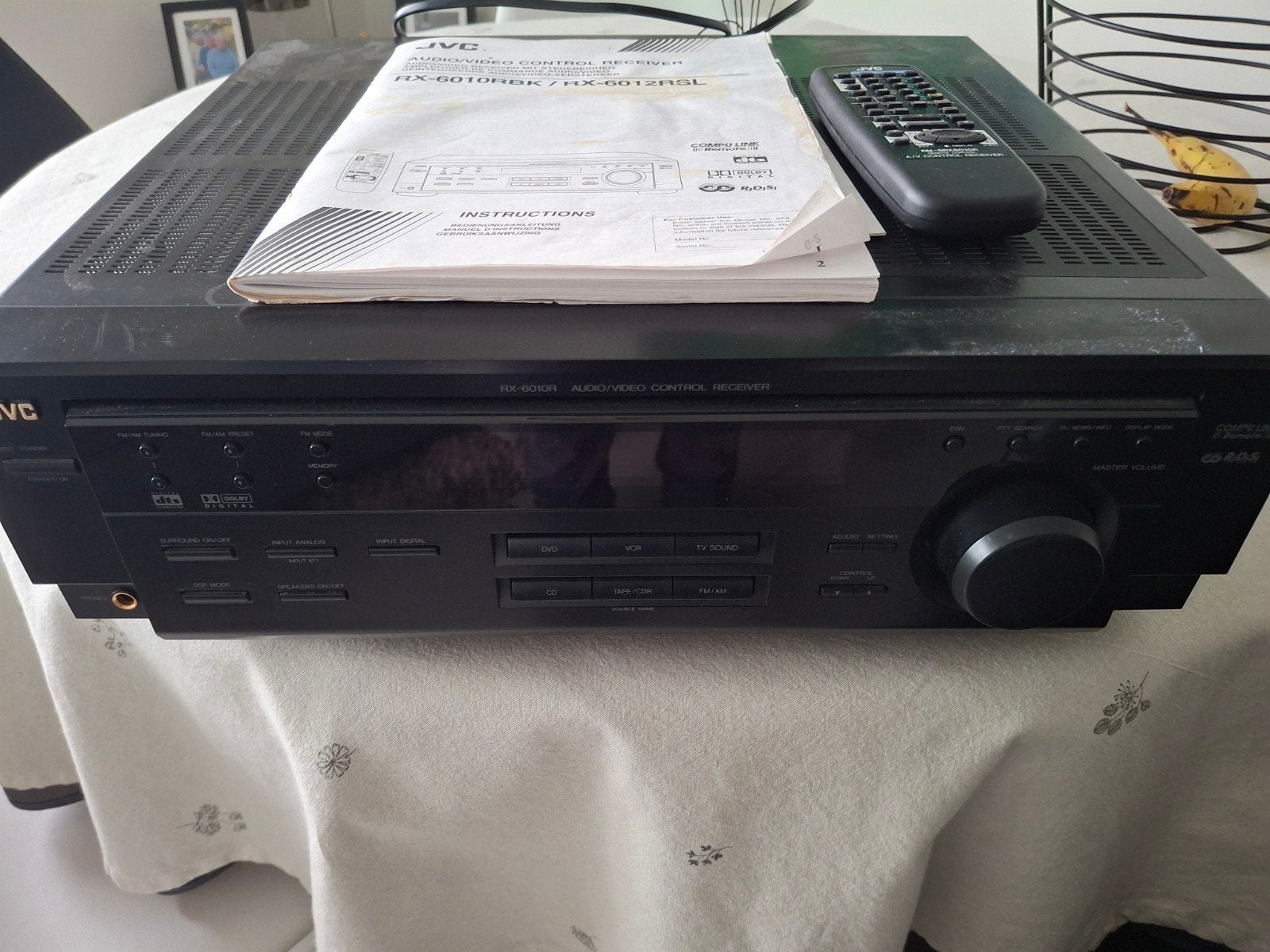 tuner / versterker  jvc  rx 6010 RBK, Audio, Tv en Foto, Ophalen of Verzenden, JVC