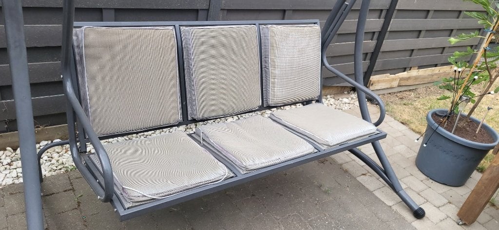 schommelbank, Tuin en Terras, Tuinbanken, Ophalen, Gebruikt, Aluminium, Schommelbank