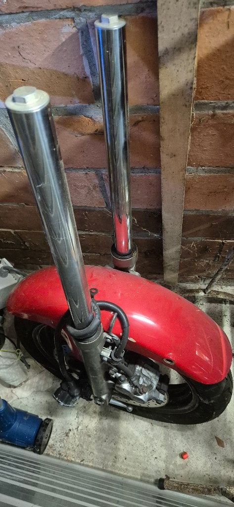 Voorvork yamaha diversion xj600, Motoren, Ophalen, Gebruikt
