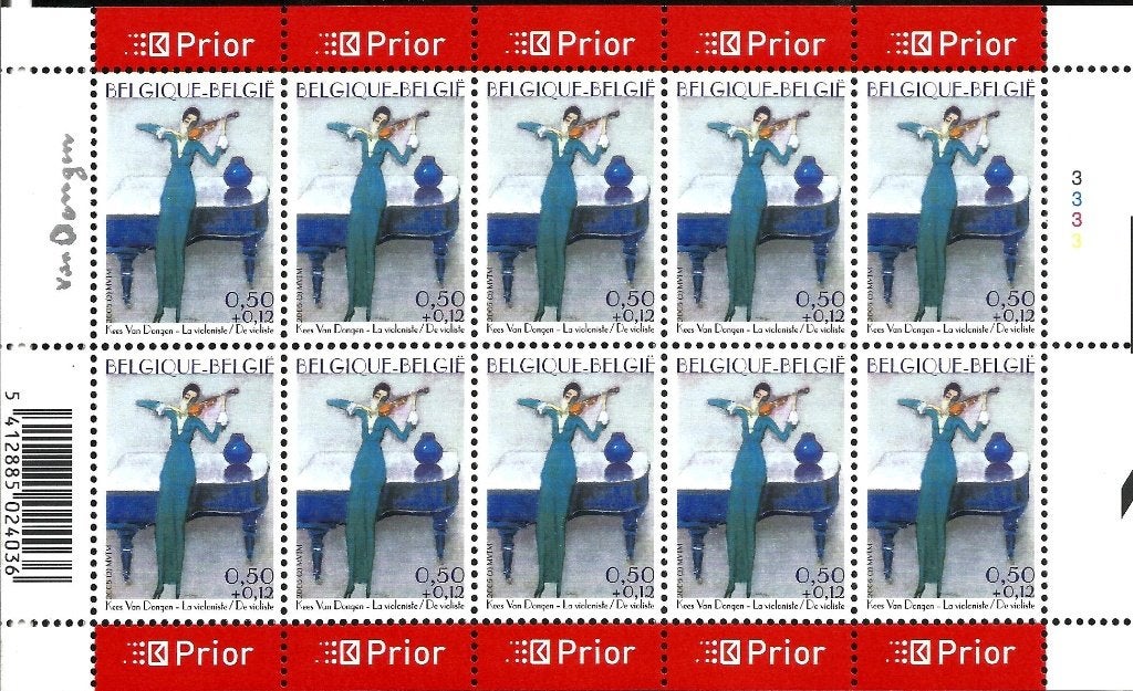 2005 Kees Van Dongen OBP F3349**, Orginele gom, Kunst, Ophalen of Verzenden, Zonder stempel