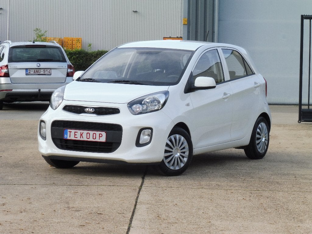 Kia Picanto, 1.0 benzine, 2015, Garantie, Airco, ..., Auto's, Voorwielaandrijving, Stof, Euro 6, https://public.car-pass.be/verify/9072-6019-5607#