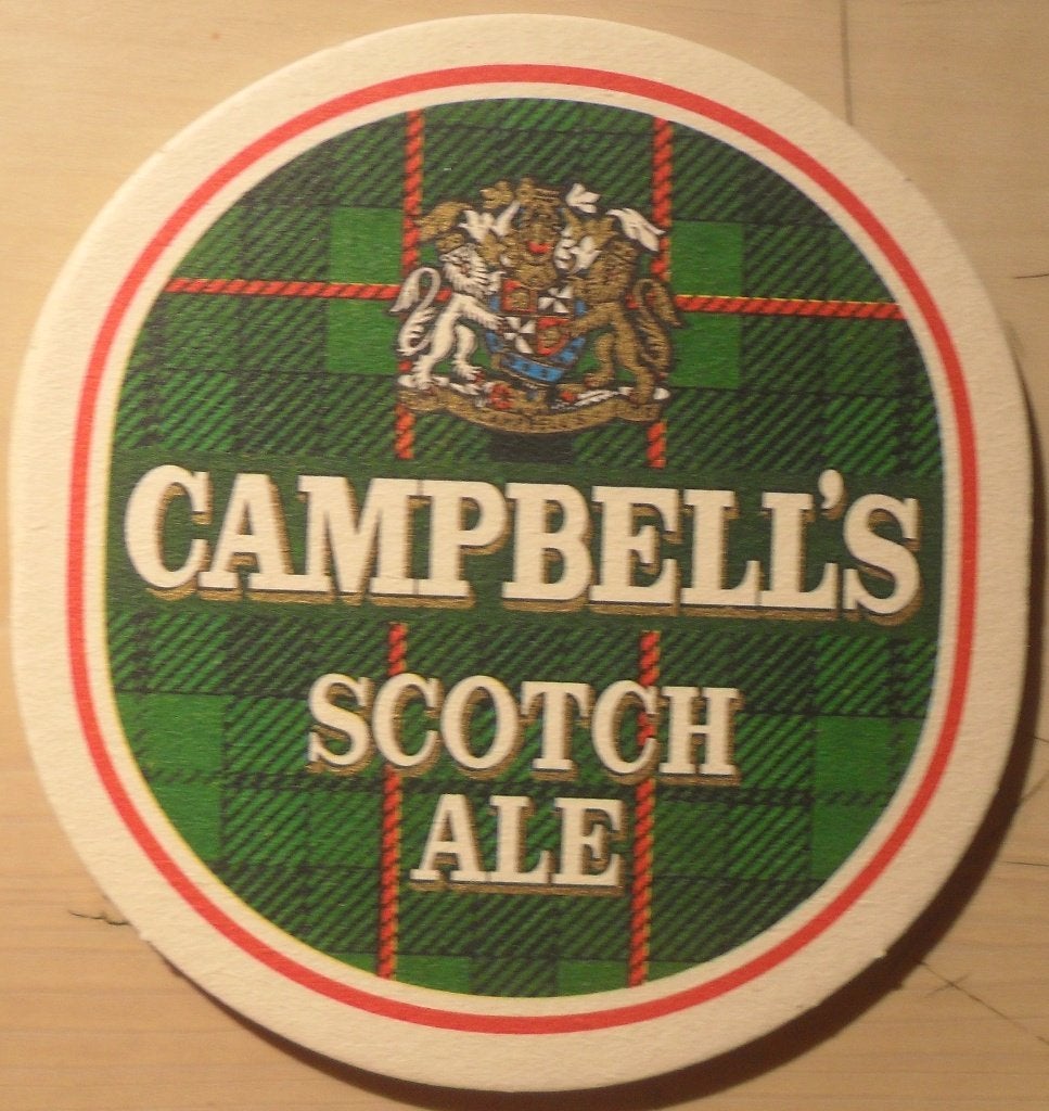 Sous-bock Campbell's Scotch Ale, Verzamelen, Ophalen of Verzenden, Viltje(s)