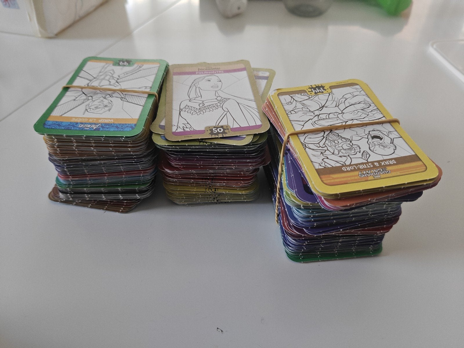 Disney Marvel Colour Match kaarten - 500 stuks, Verzamelen, Overige supermarkten, Ophalen of Verzenden