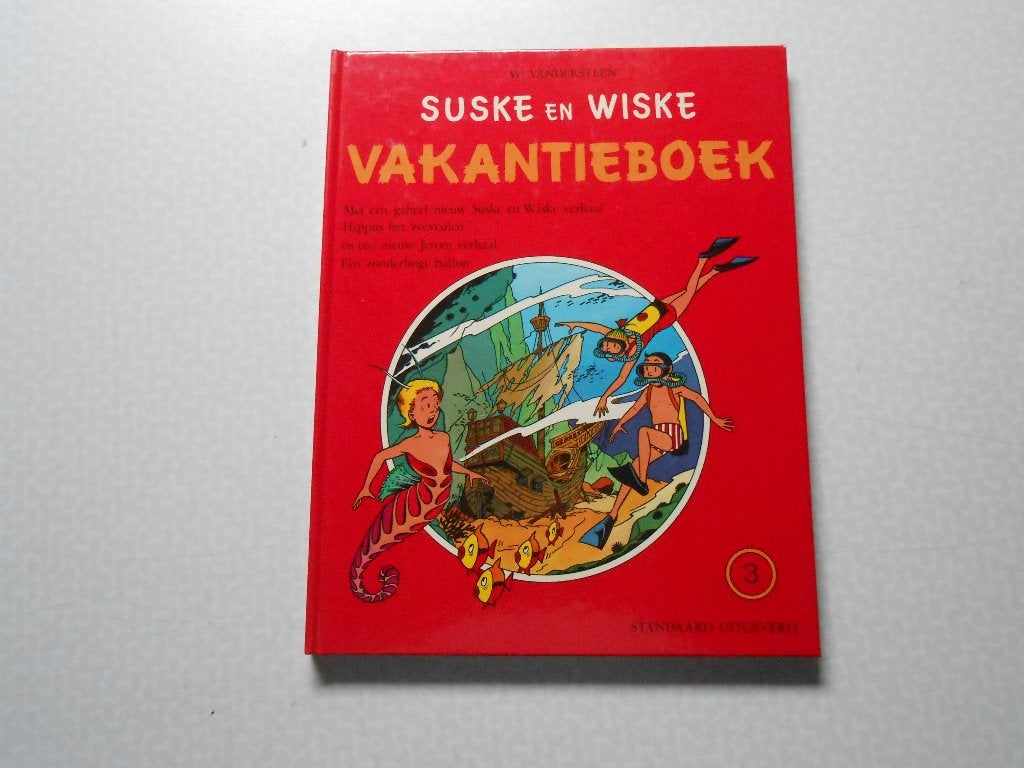 suske en wiske vakantieboek 3 1975 1 ste druk., Neuf, Enlèvement ou Envoi, Willy Vandersteen, Une BD