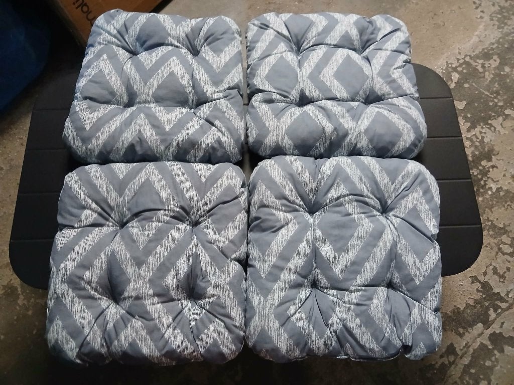 4 tuin stoel kussens, Ophalen, Nieuw