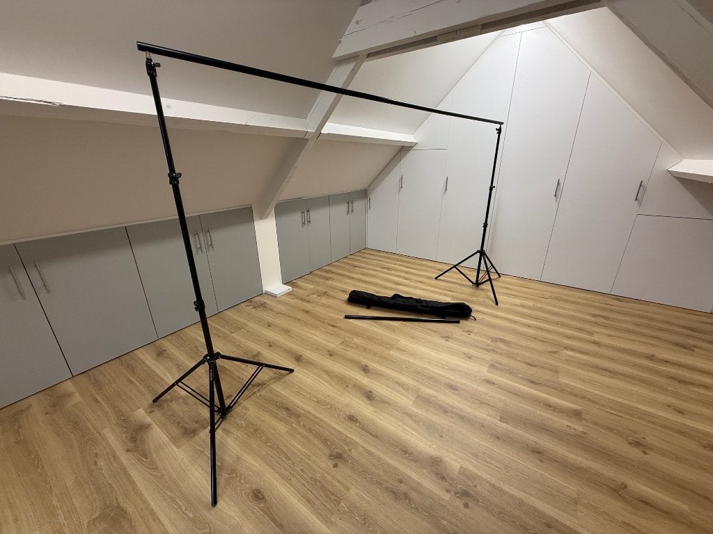 Achtergrond systeem fotografie, Audio, Tv en Foto, Fotografie | Fotostudio en Toebehoren, Inclusief draagtas, Ophalen of Verzenden