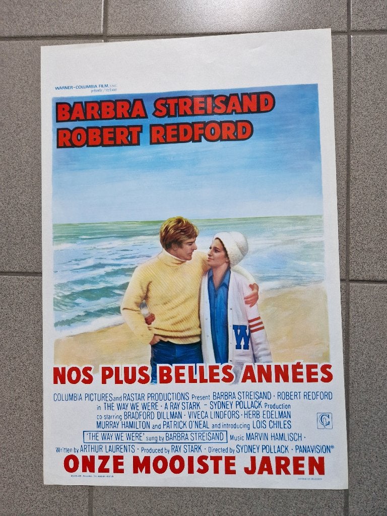 filmaffiche Robert Redford The Way We Were filmposter, Collections, Enlèvement ou Envoi, Rectangulaire vertical, A1 jusqu'à A3