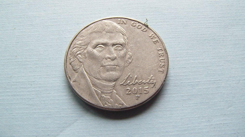 amerique 5 cents 2015 P, Enlèvement