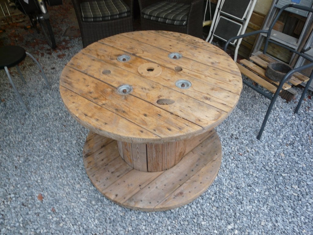 houten haspel, Ophalen, Gebruikt, Rond, Hout