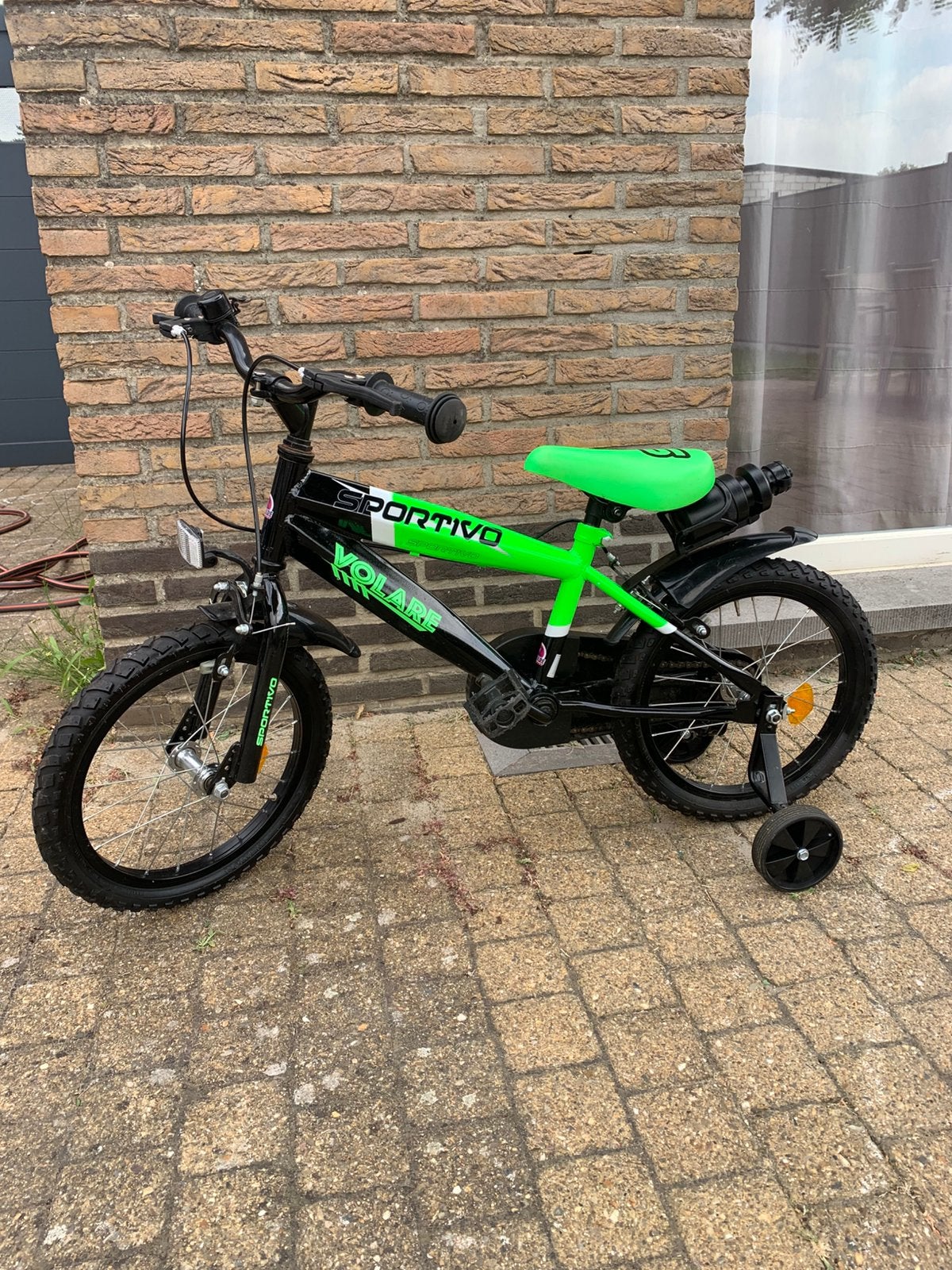 Jongensfiets 16” Volare Sportivo, Ophalen, Velgrem, 16 inch, Handrem