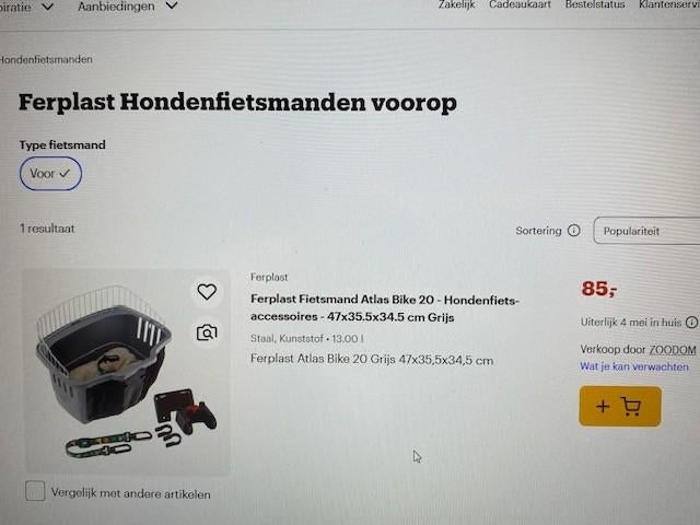 dierenaccessoires, Ophalen, Zo goed als nieuw