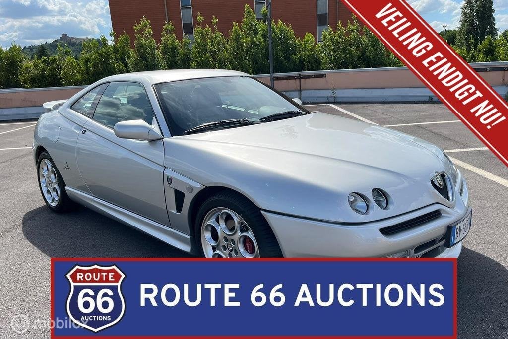 Alfa Romeo GTV Cup | 2001 | Route 66 Auctions, Zwart, Bedrijf, Handgeschakeld, Overige carrosserie