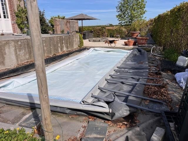 Zwembad Intex 7m32 x 3m66 met completer uitrusting, Gebruikt, 300 cm of meer, Rechthoekig, Ophalen