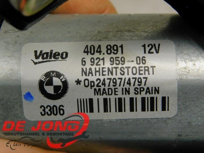 Moteur essuie-glace arrière d'un BMW 1-Serie, -, 3 mois de garantie, Utilisé, -