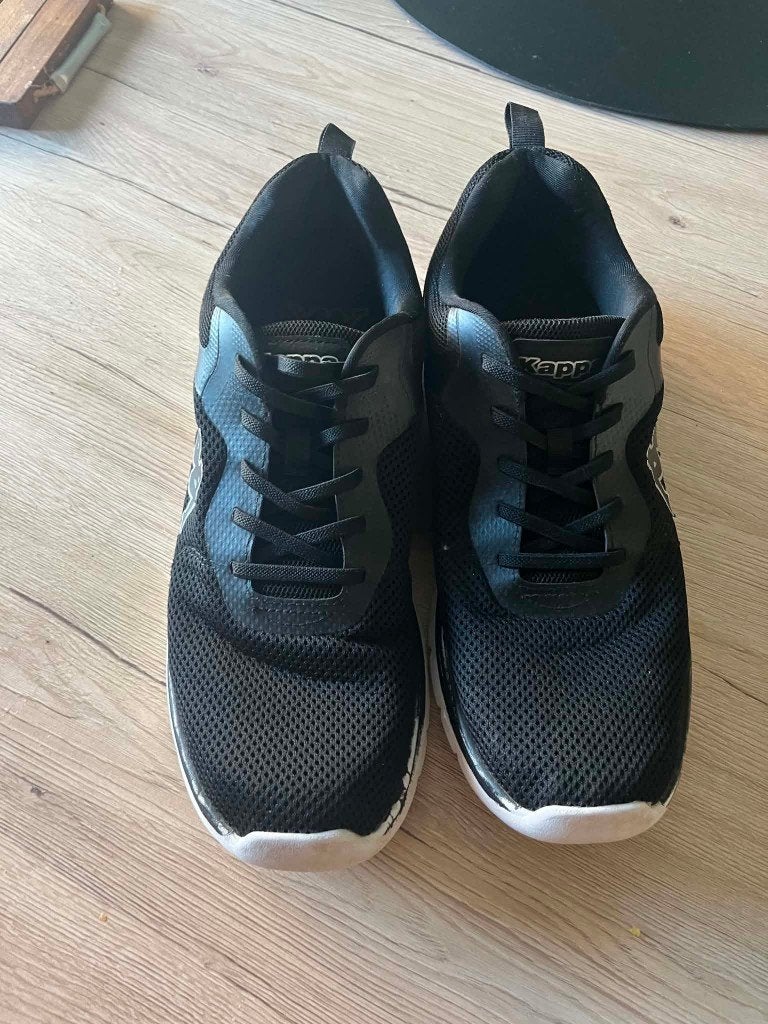 schoenen zwart wit kappa 46, Kappa, Enlèvement ou Envoi, Porté, Noir