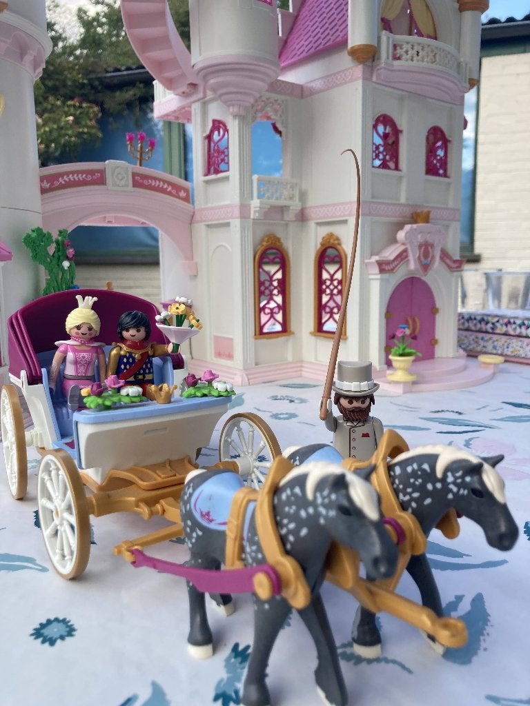 Calèche Princess Playmobil, Enfants & Bébés, Comme neuf, Princess, Kit complet, Enlèvement